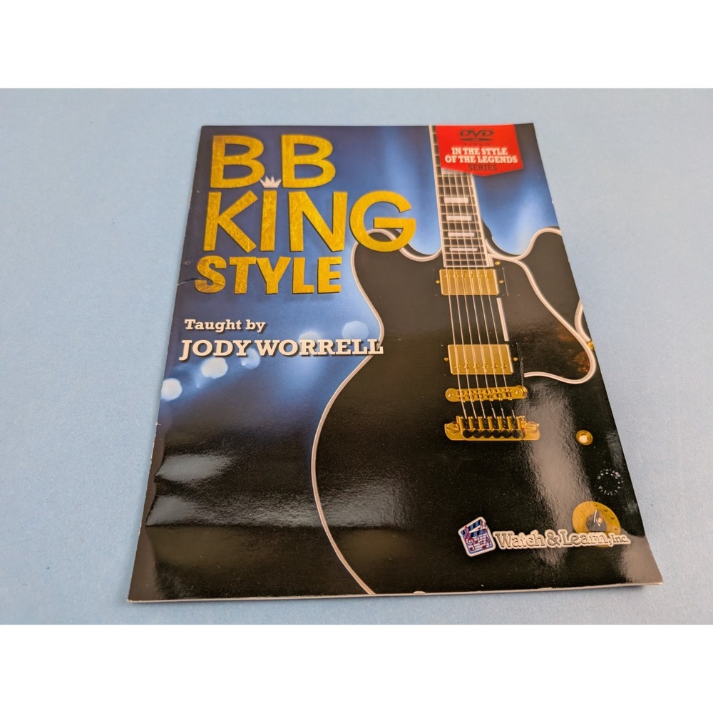 B.B. KING STYLE GUITAR BOOK By Jody Worrell No CD